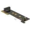 Adapter riser PCI Express x4 - 1x NVMe M.2 Key M Serwer 1U Delock 89929