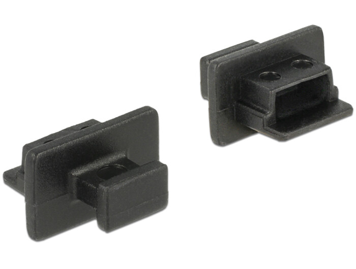 Zaślepka przeciwkurzowa gniazda USB 2.0 mini-B męska z uchwytem czarna  Delock 64011 - ITX-Sklep.pl