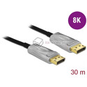 Aktywny kabel optyczny DisplayPort 1.4 męski - męski 8K HDR 30m Delock 85889